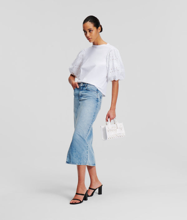 BRODERIE ANGLAISE T-SHIRT Women T-Shirts Karl Lagerfeld