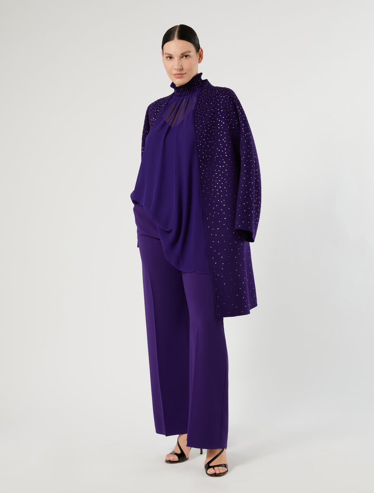 Marina Rinaldi double wool and cashmere coat for woman