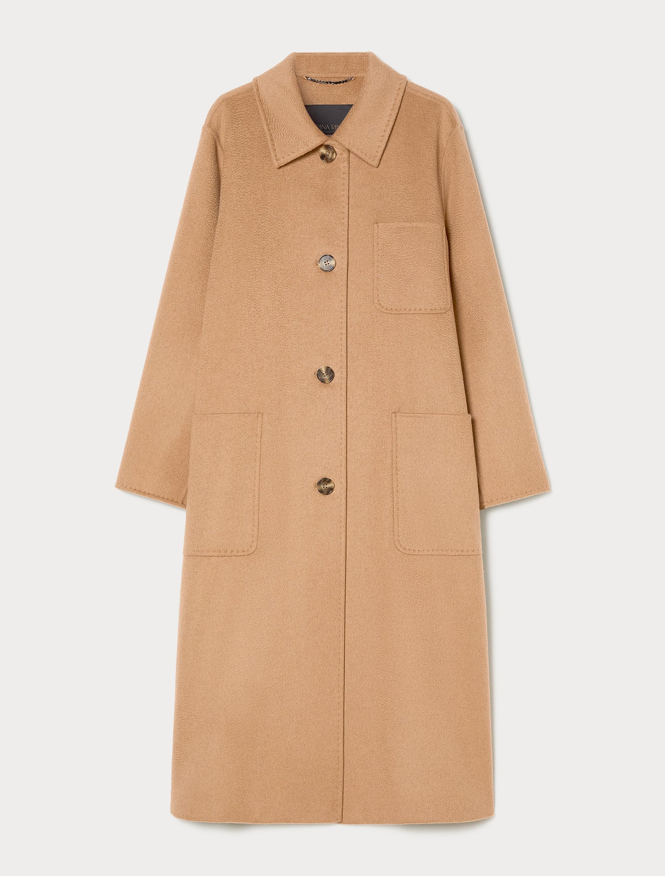 Double-faced wool coat