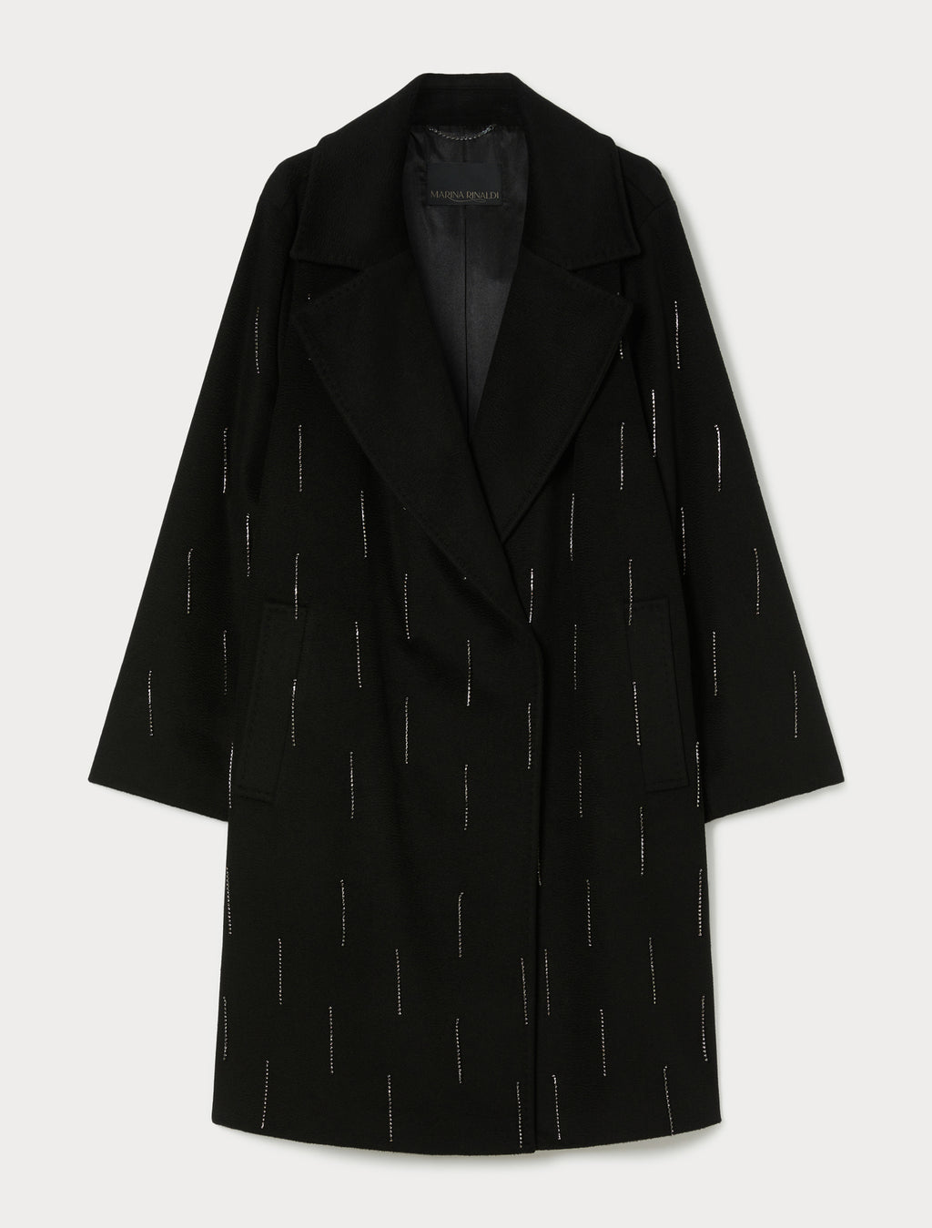 Pure wool broadcloth coat