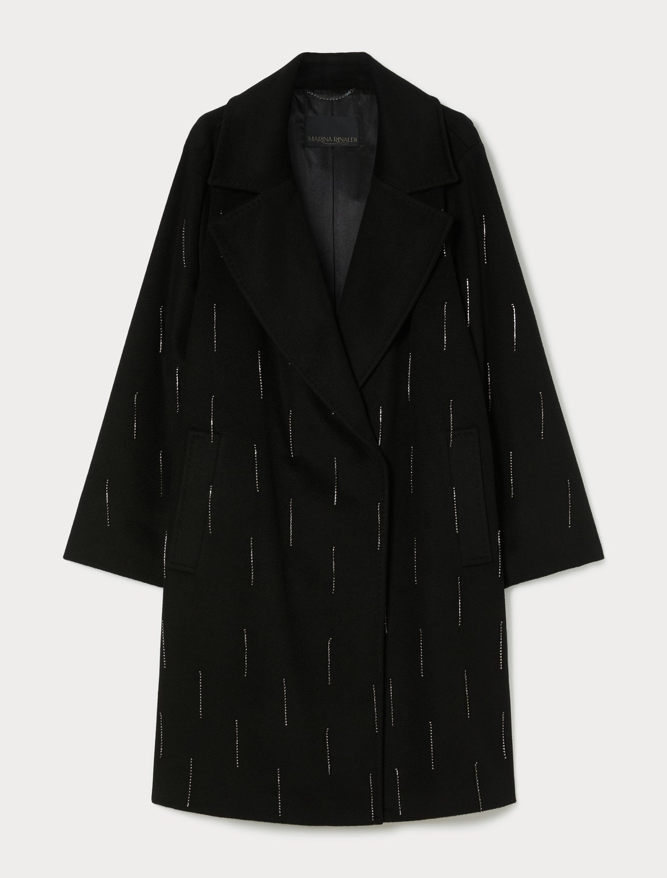 Pure wool broadcloth coat