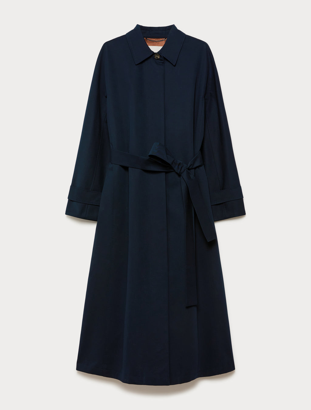 marina rinaldi cotton gabardine trench coat for woman
