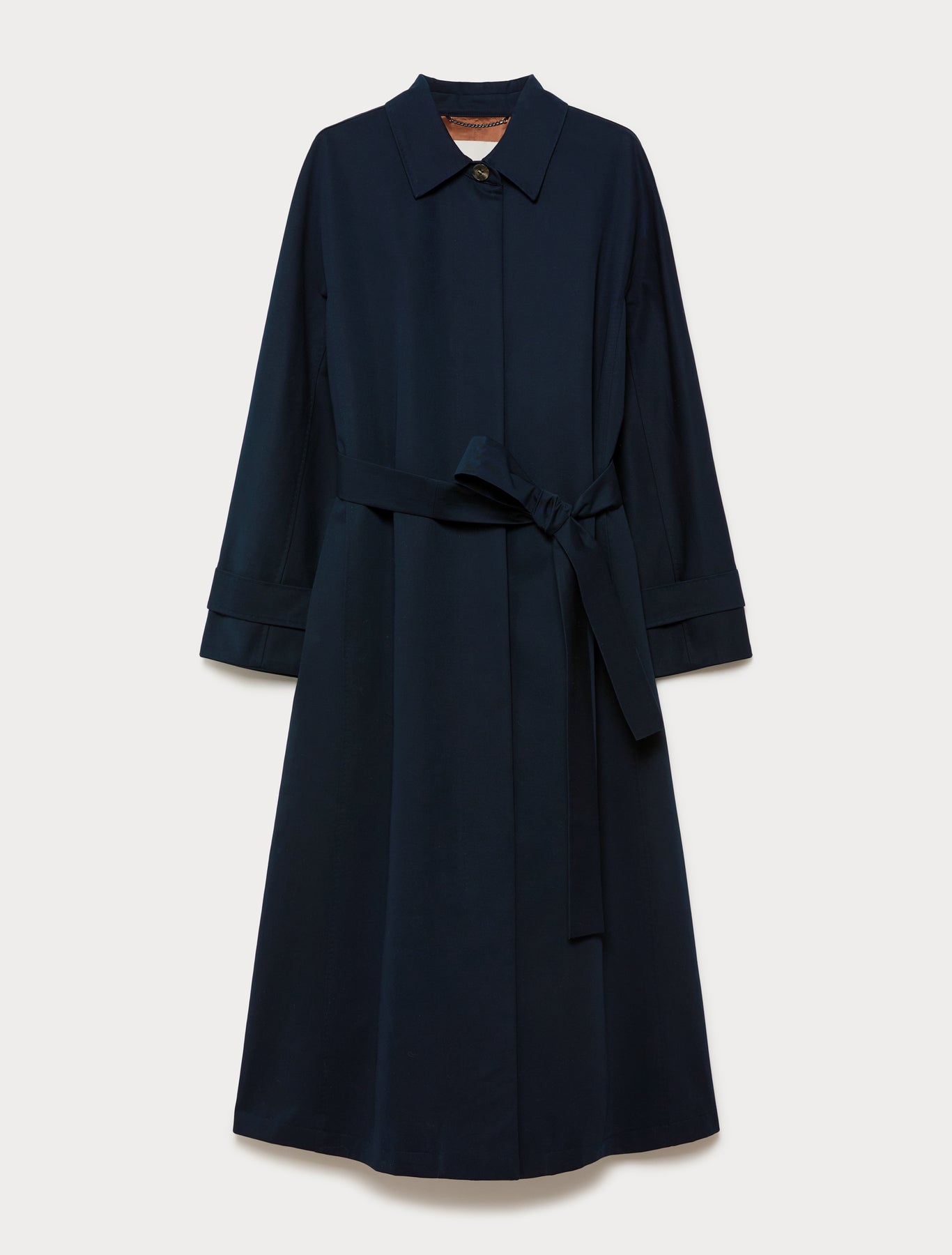 marina rinaldi cotton gabardine trench coat for woman