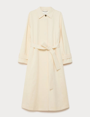 marina rinaldi cotton gabardine trench coat for woman