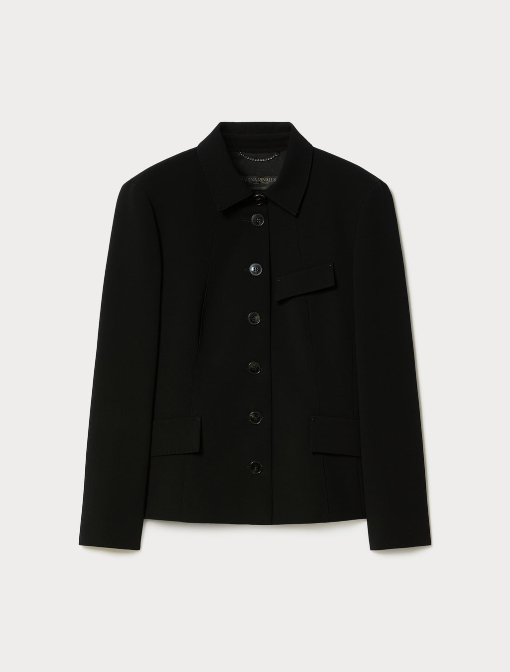 Pocket-detail cady jacket