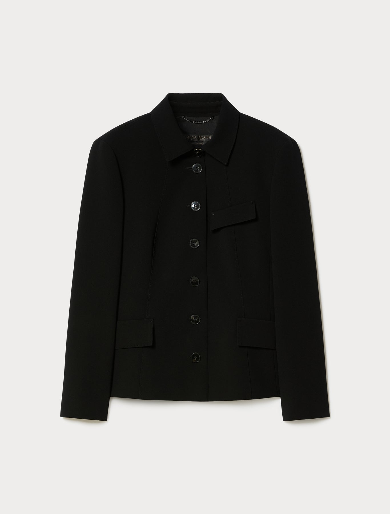 Pocket-detail cady jacket