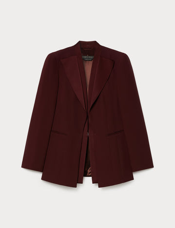 Envers satin blazer jacket