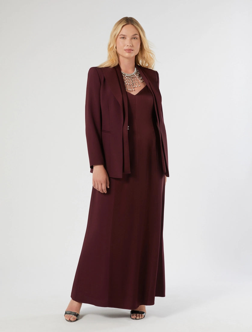 Envers satin blazer jacket