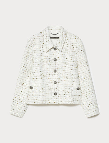 Bouclé fabric jacket