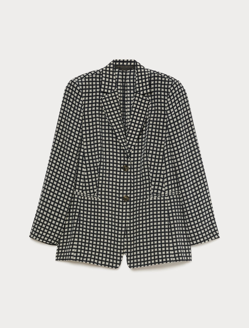 marina rinaldi silk blazer for woman