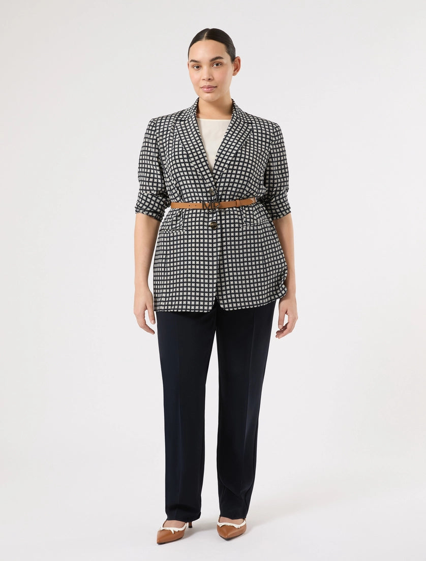 marina rinaldi silk blazer for woman