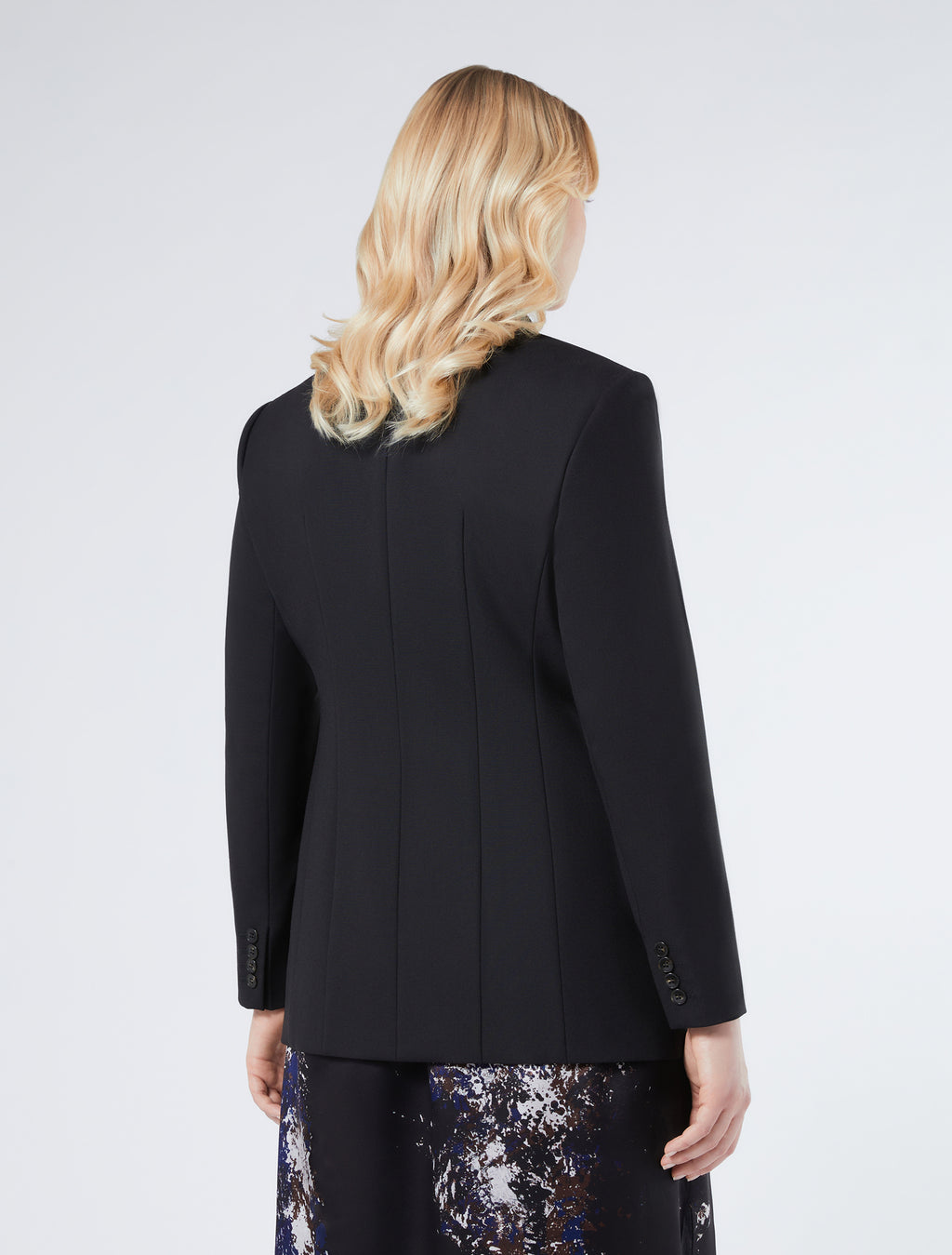 Pure wool blazer jacket