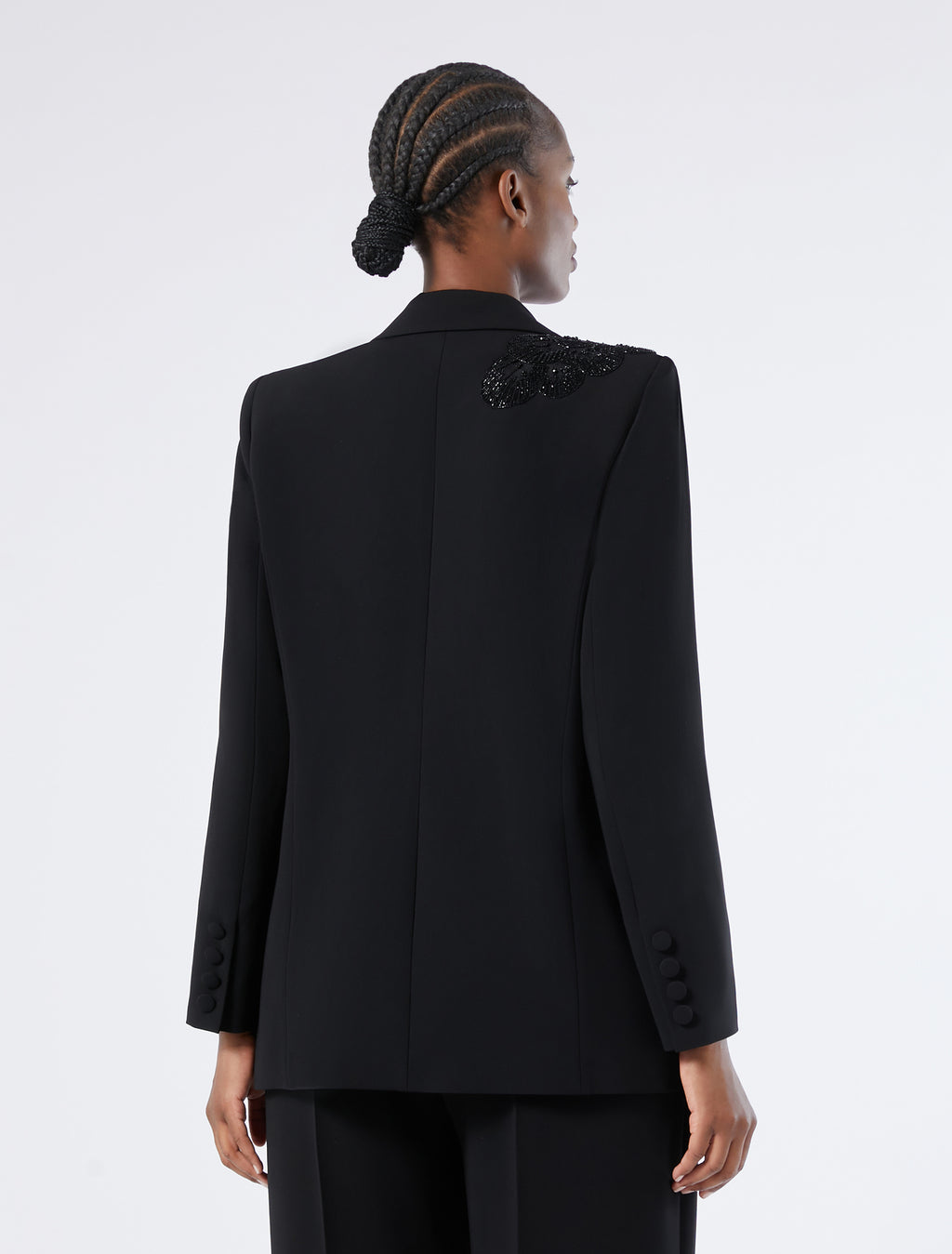 Cady blazer with embroidery