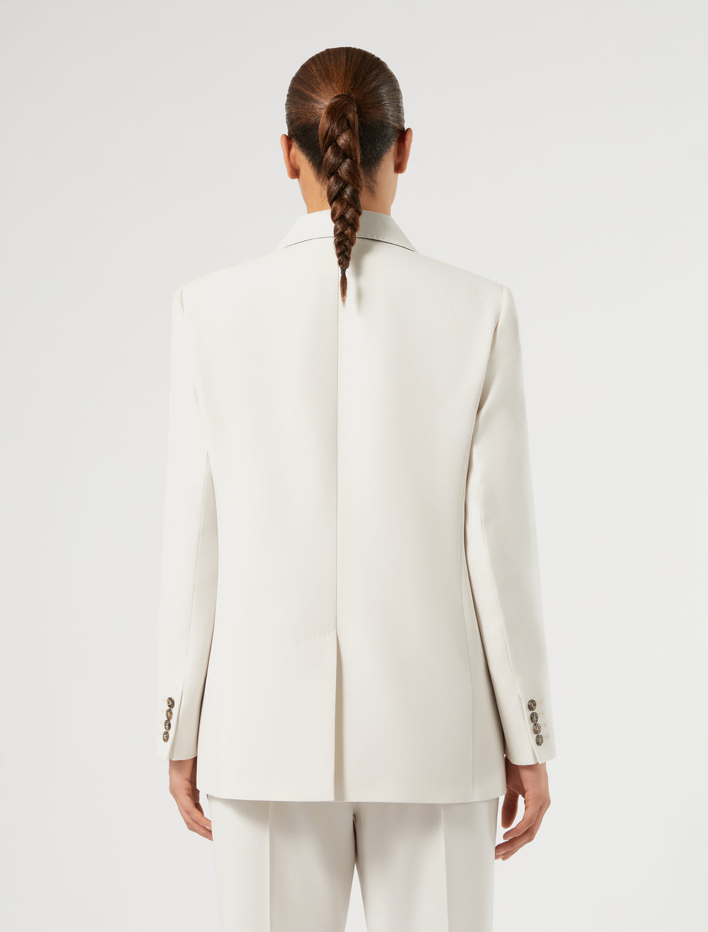 Marina Rinaldi double-breasted cady blazer jacket for woman