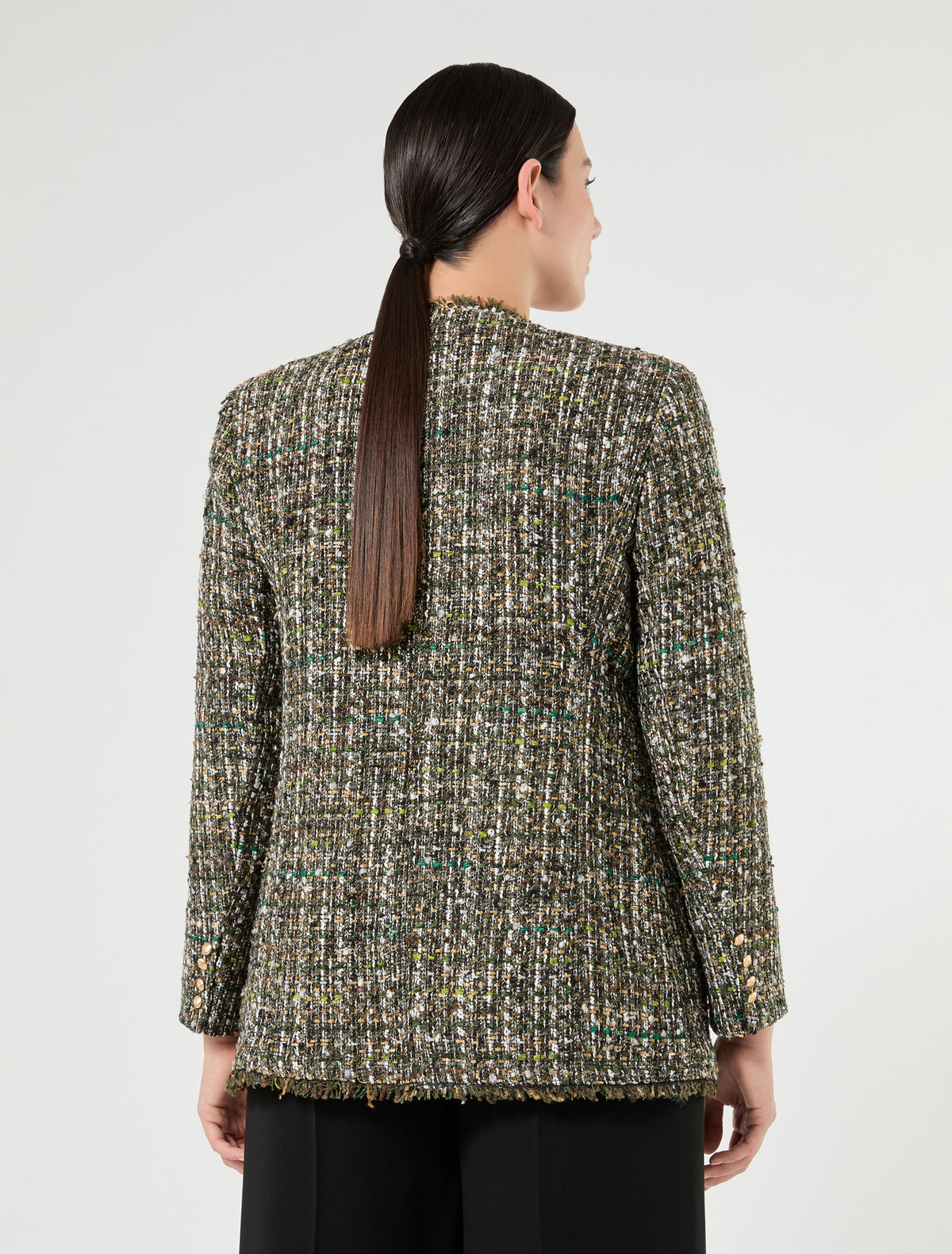 Marina Rinaldi bouclé fabric jacket for woman