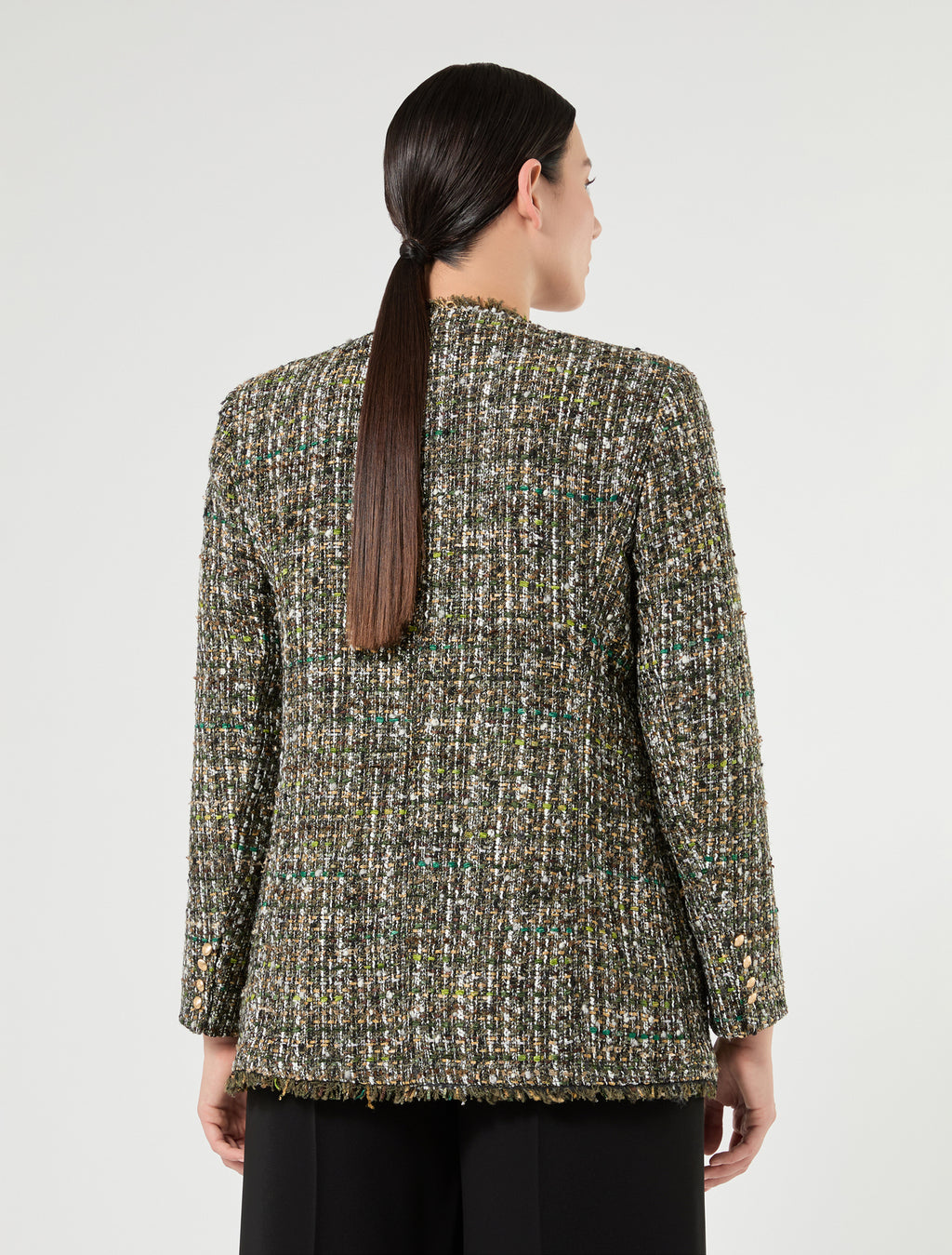 Marina Rinaldi bouclé fabric jacket for woman