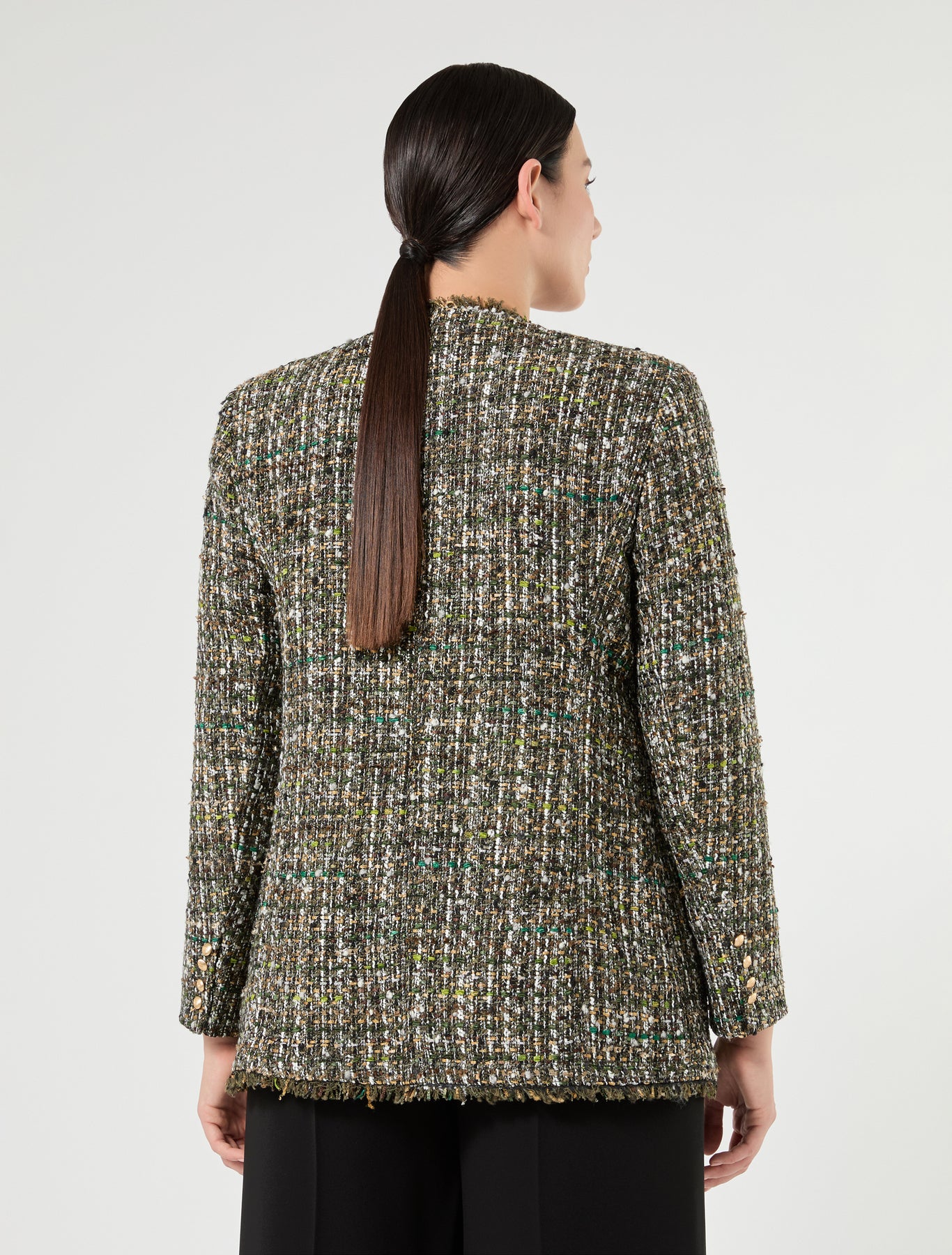 Marina Rinaldi bouclé fabric jacket for woman