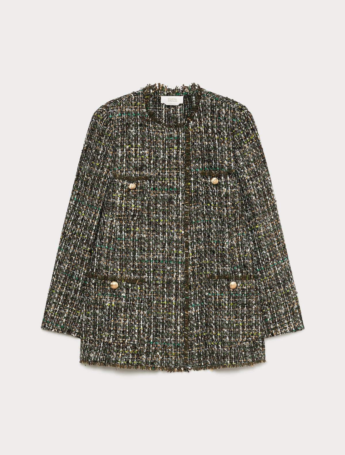 Marina Rinaldi bouclé fabric jacket for woman