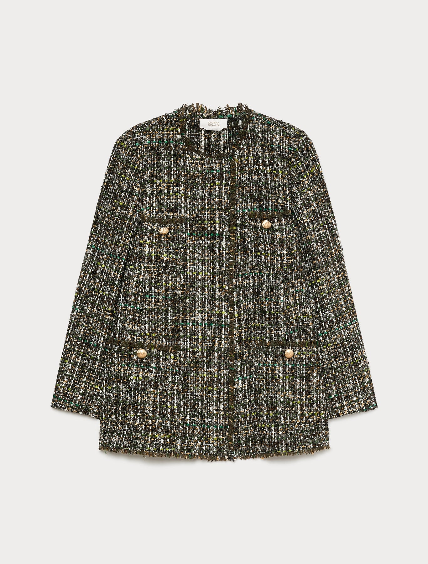 Marina Rinaldi bouclé fabric jacket for woman