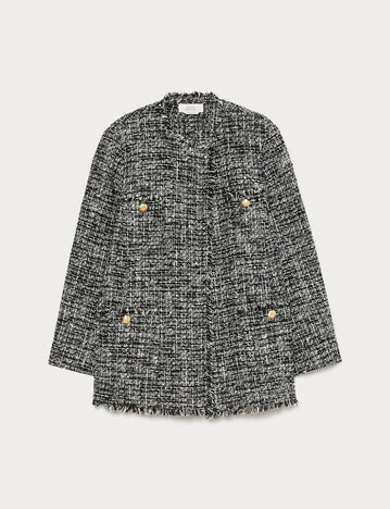 Marina Rinaldi bouclé fabric jacket for woman
