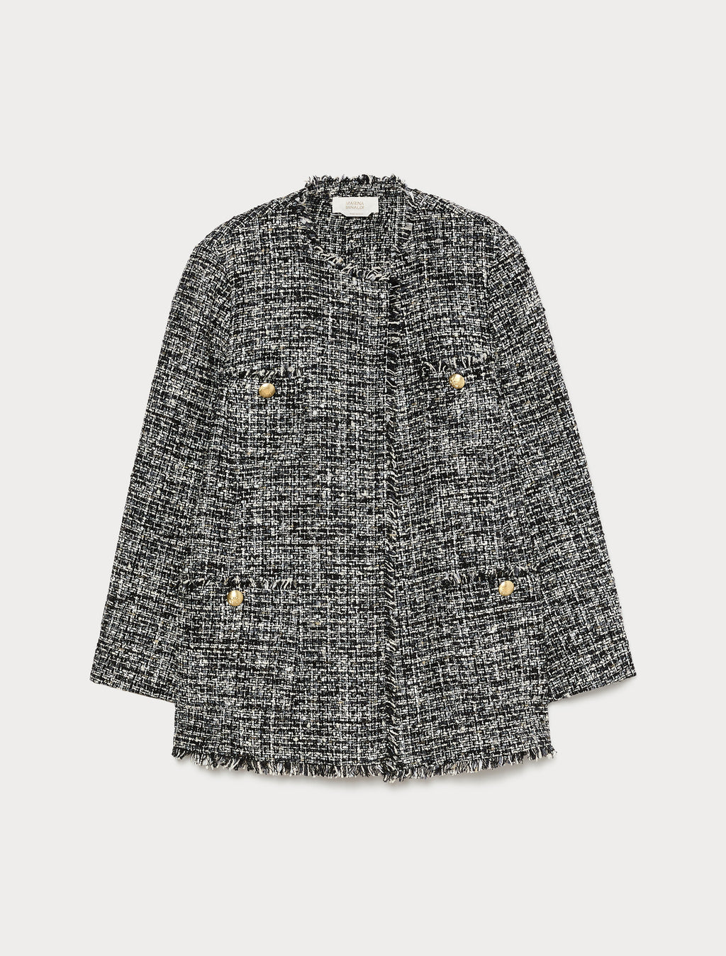 Marina Rinaldi bouclé fabric jacket for woman