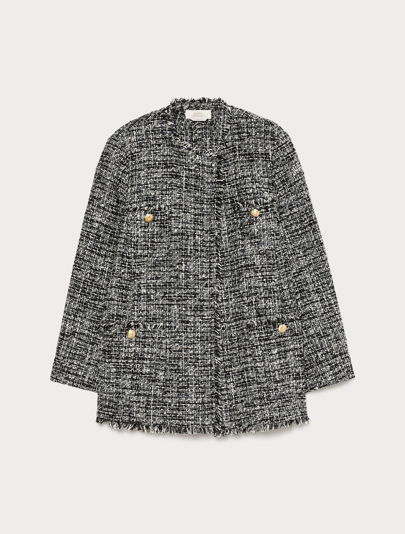 Marina Rinaldi bouclé fabric jacket for woman