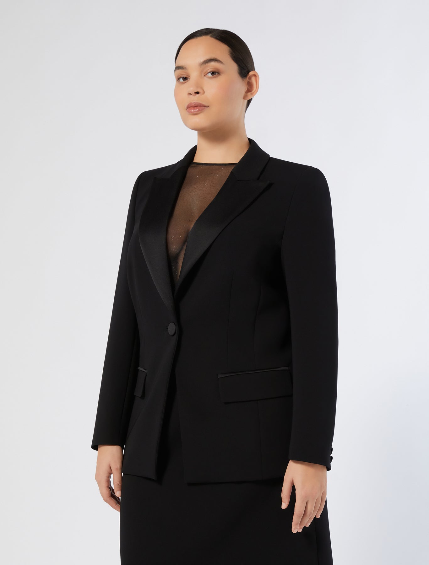 Cady tuxedo jacket