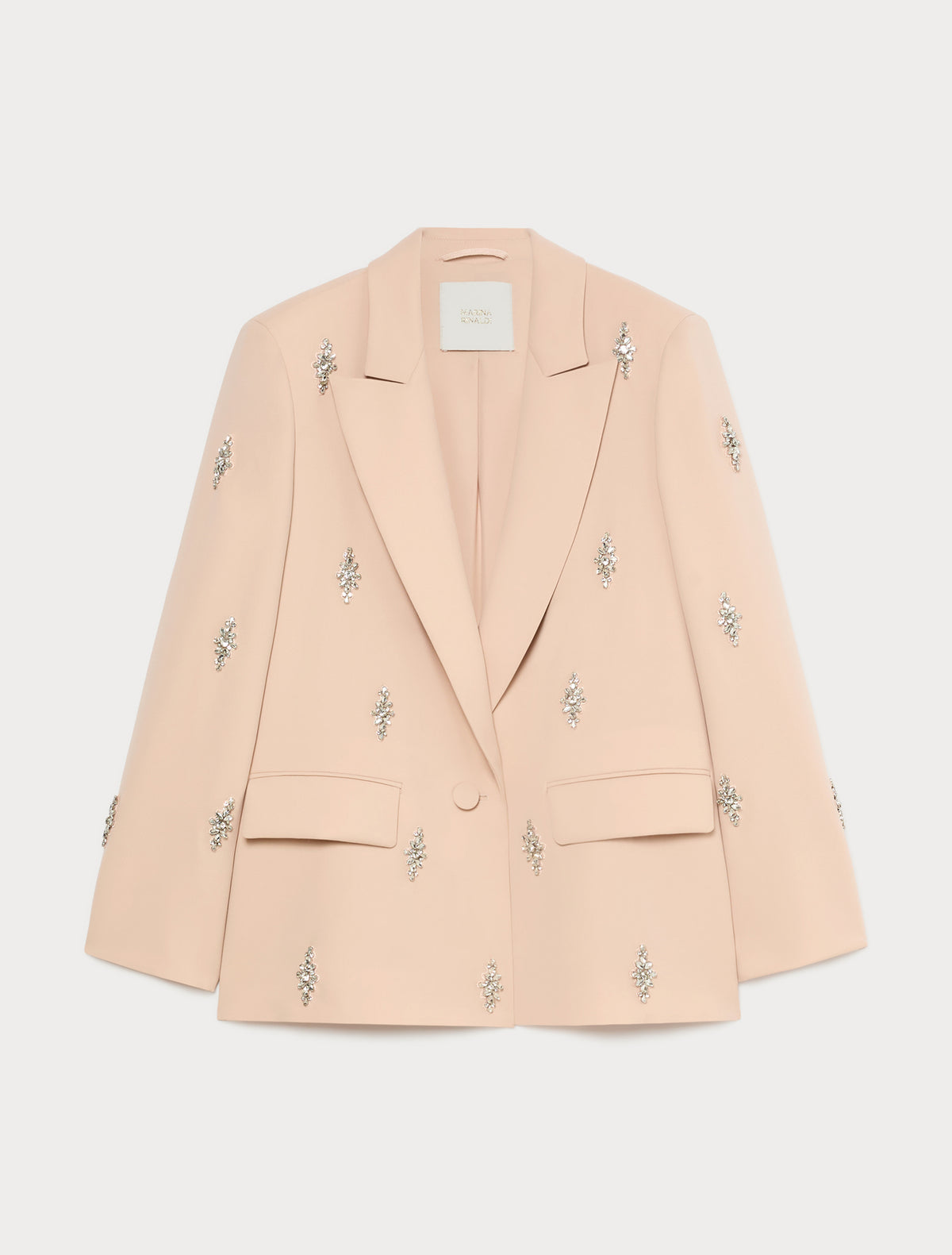 Marina Rinaldi embroidered cady blazer jacket for woman