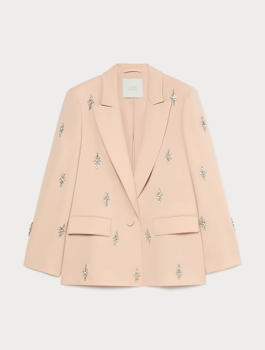 Marina Rinaldi embroidered cady blazer jacket for woman