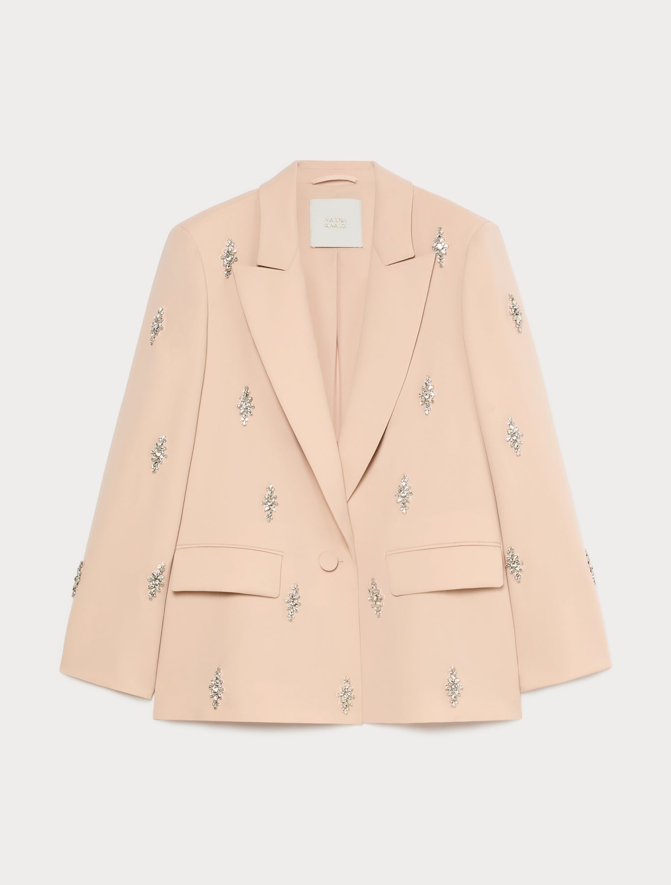 Marina Rinaldi embroidered cady blazer jacket for woman