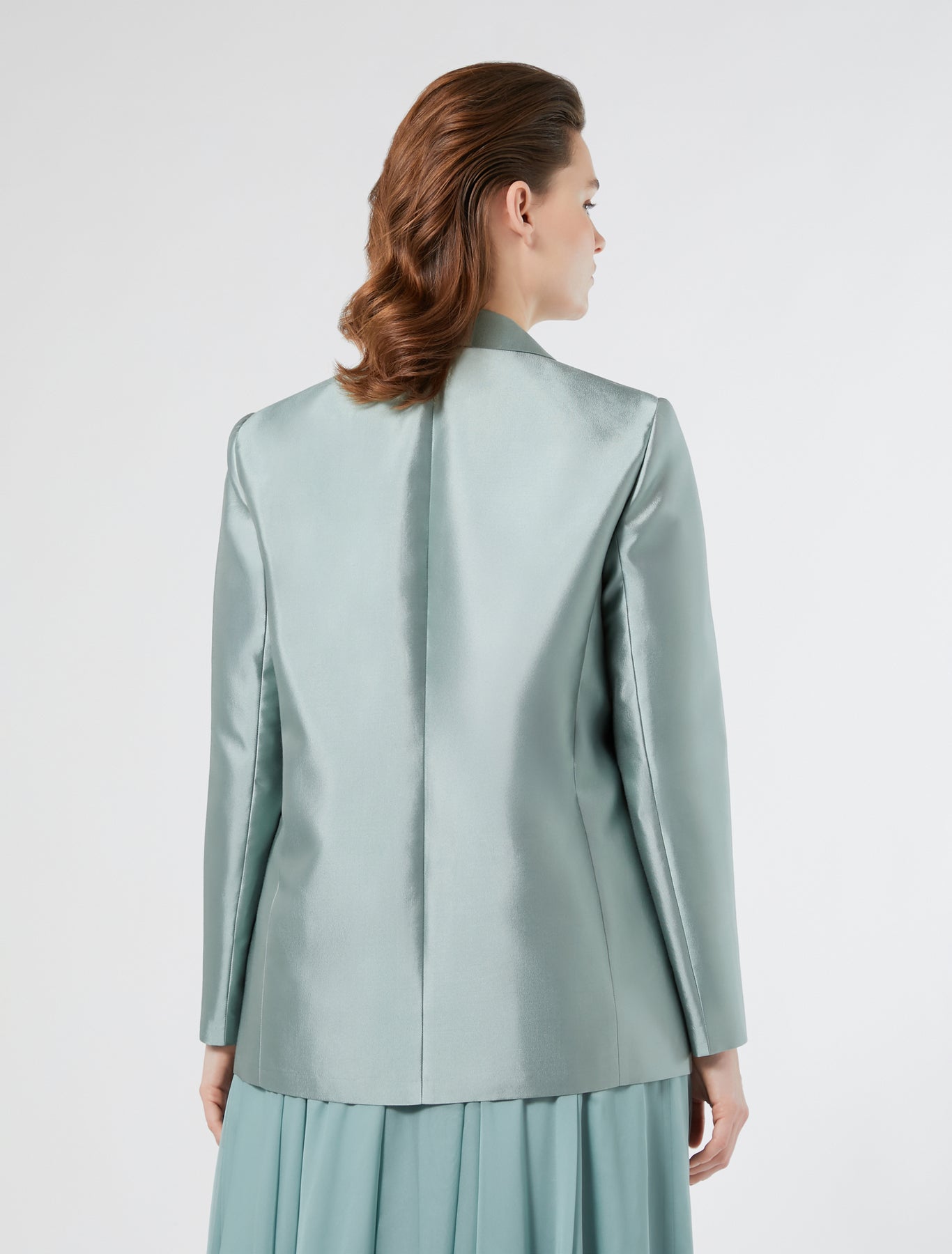 Silk and cotton blazer