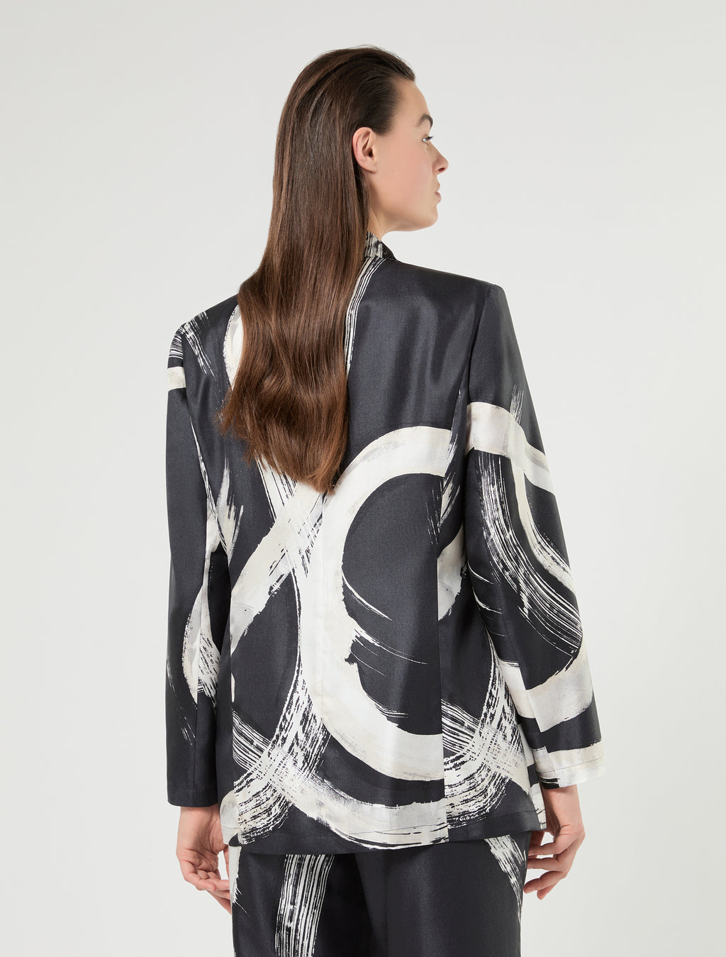 Marina Rinaldi pure silk twill jacket for woman
