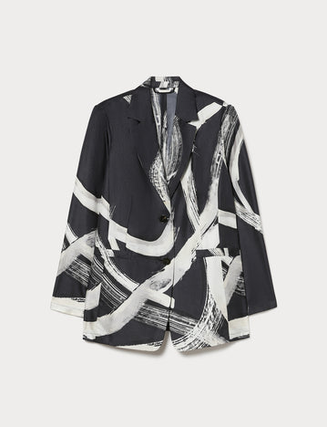 Marina Rinaldi pure silk twill jacket for woman