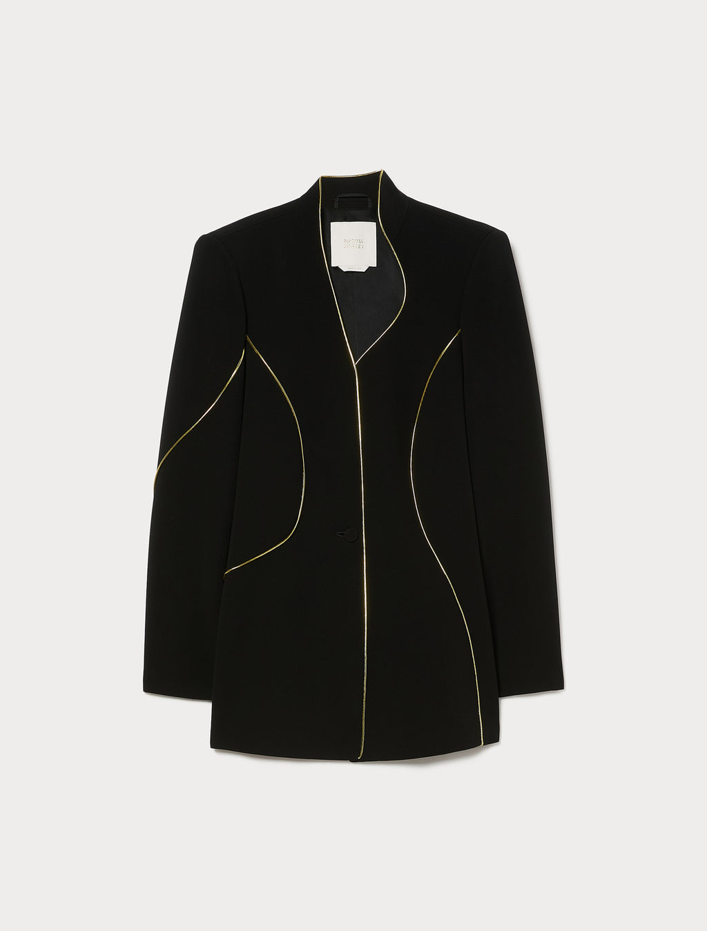 Marina Rinaldi cady jacket with piping details for woman