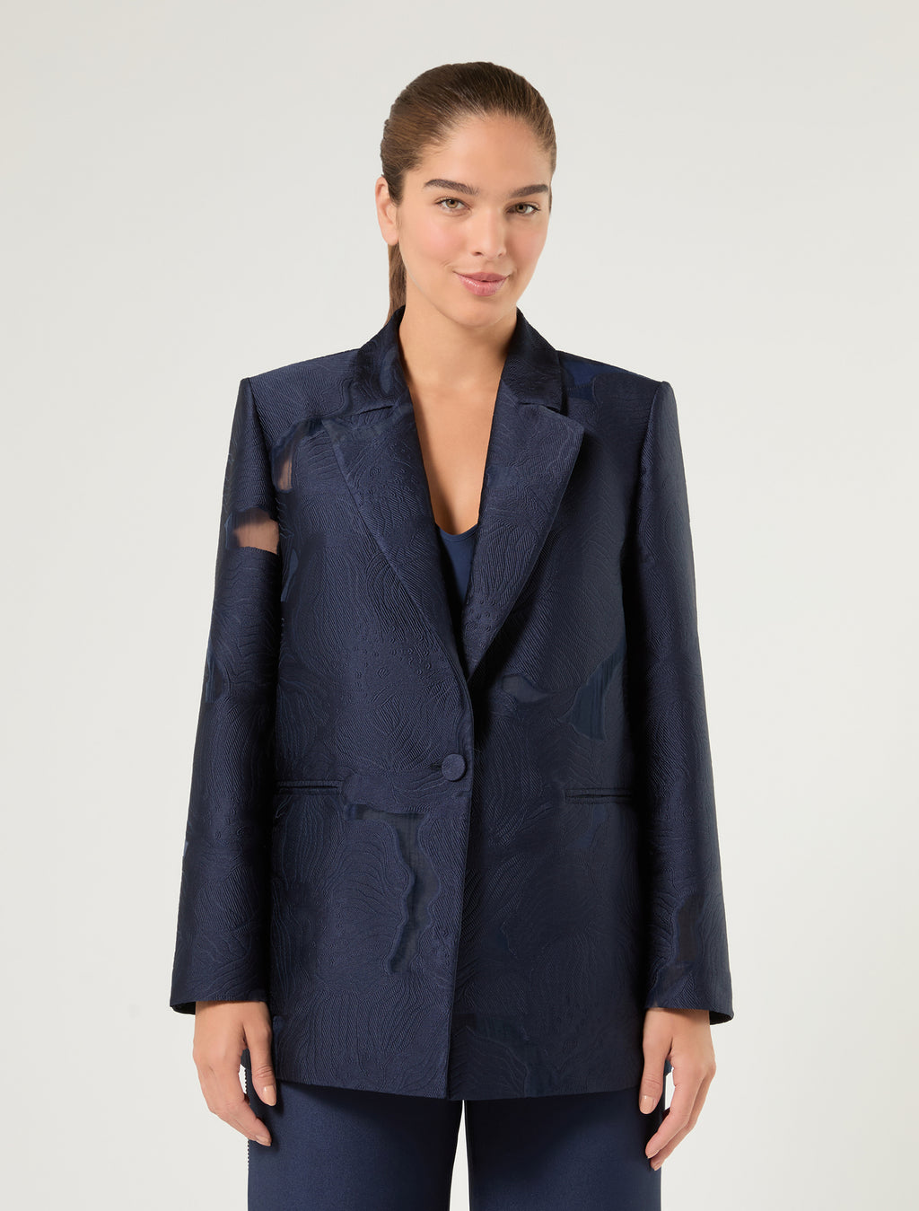 Marina Rinaldi fil coupé blazer jacket for woman