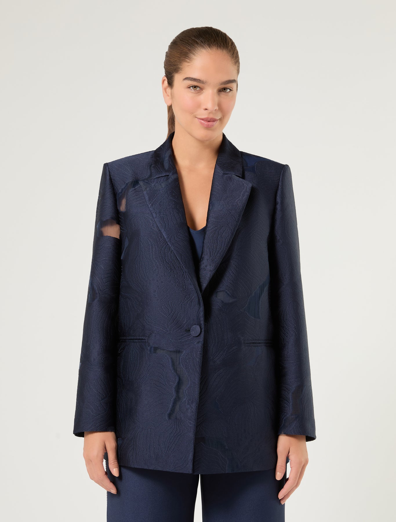 Marina Rinaldi fil coupé blazer jacket for woman