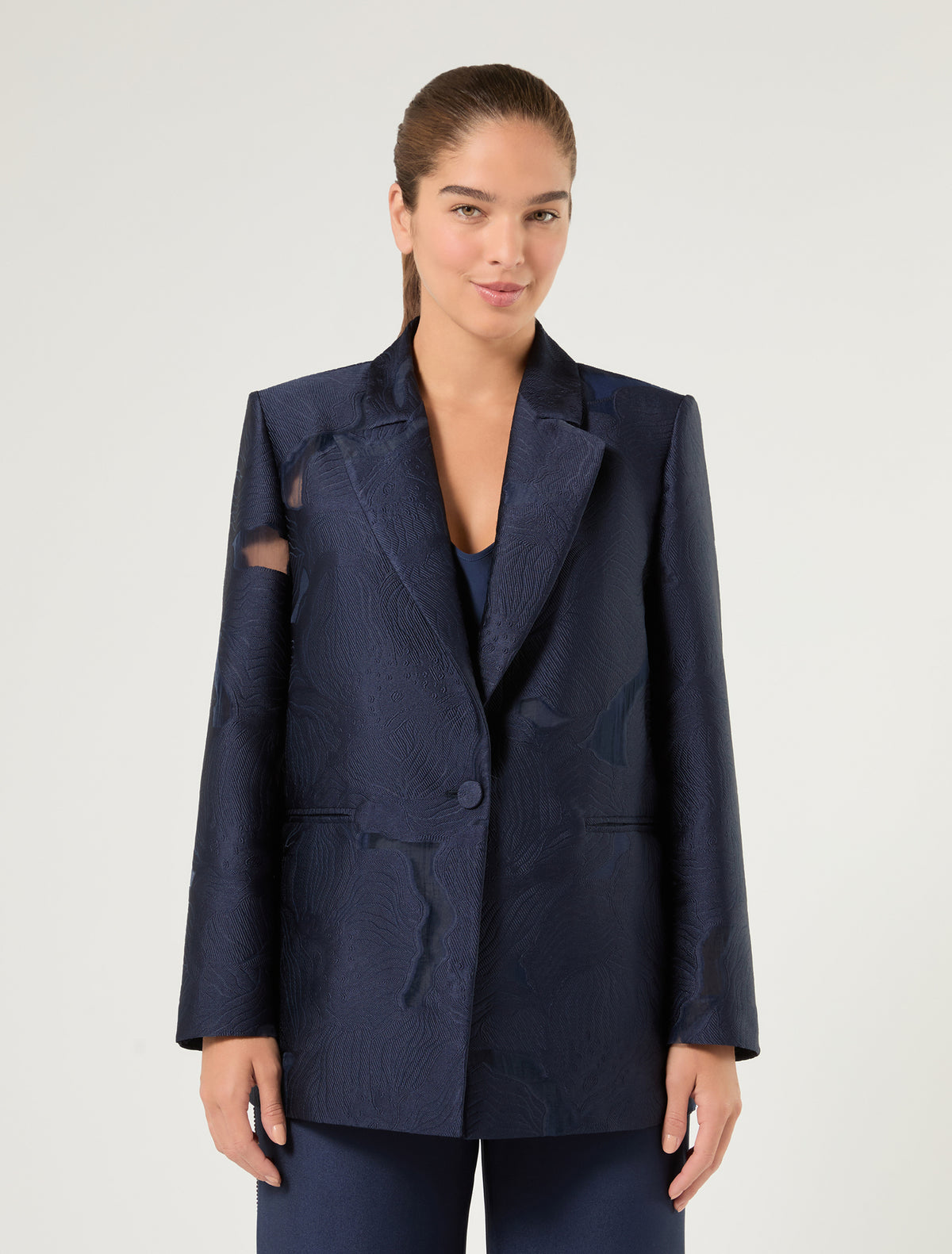 Marina Rinaldi fil coupé blazer jacket for woman
