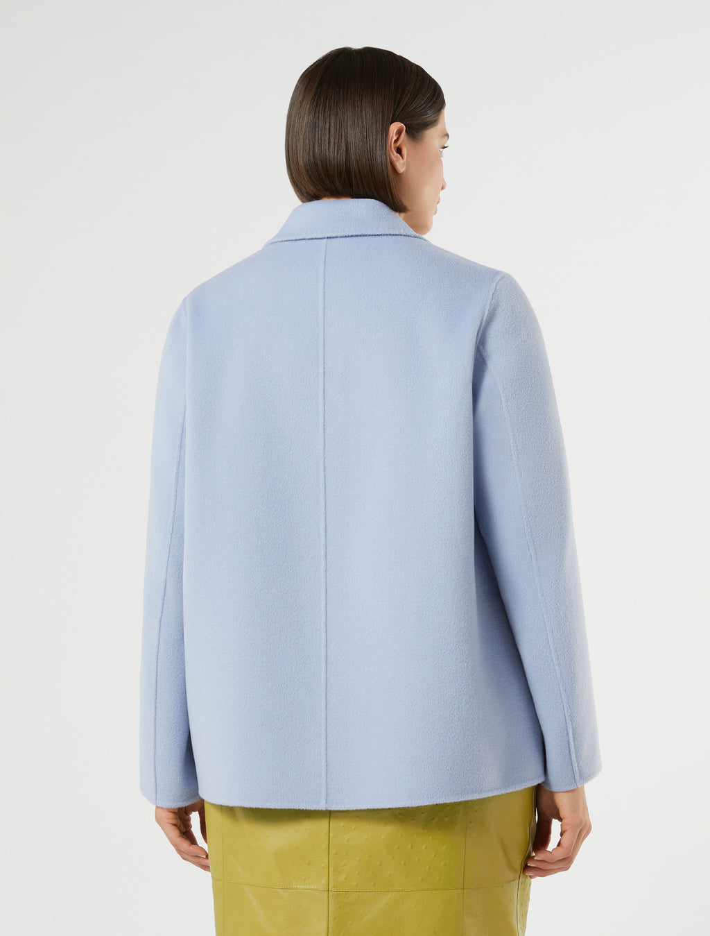 marina rinaldi double-faced pure wool heavy jacket for woman