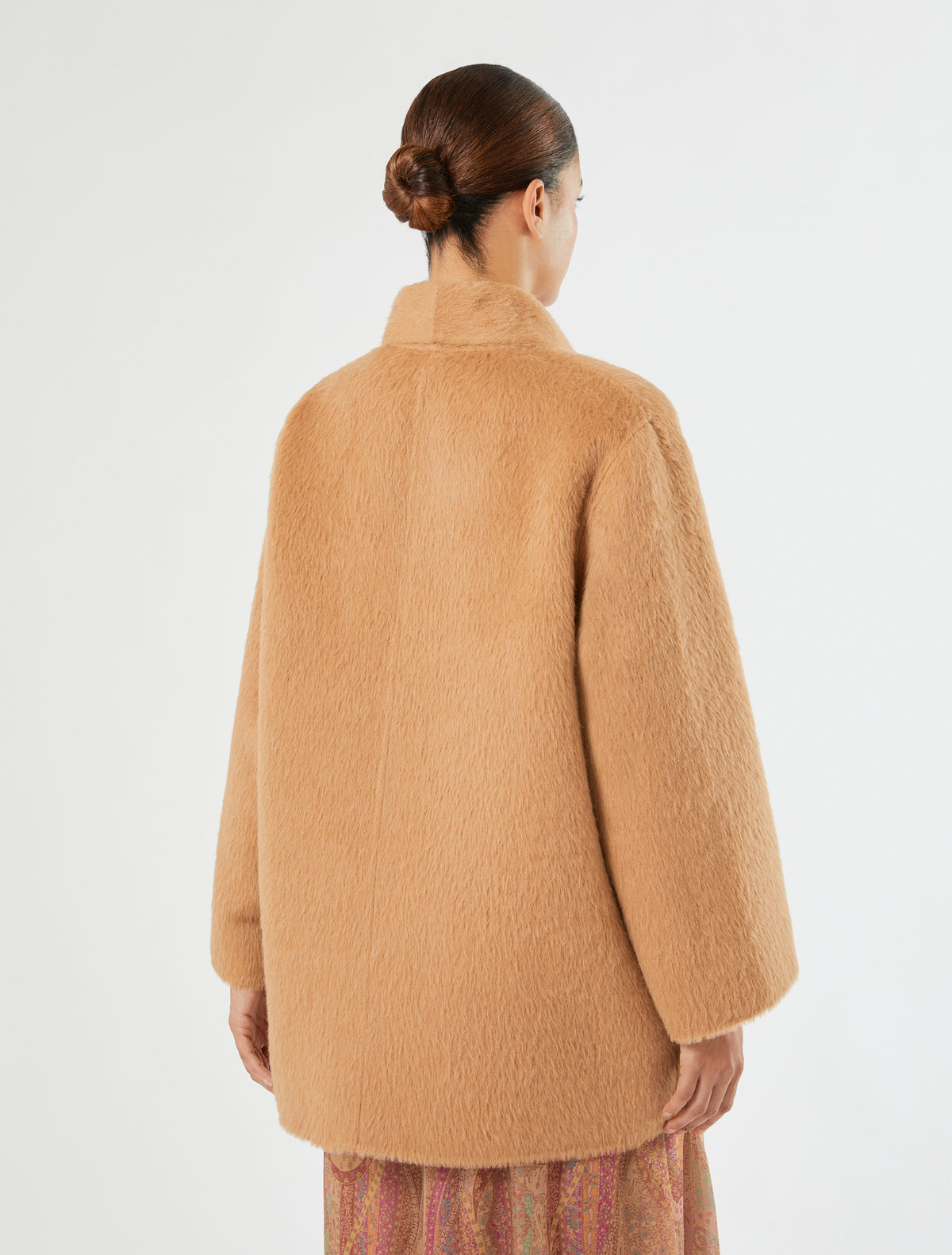 Marina Rinaldi double wool and alpaca coat for women