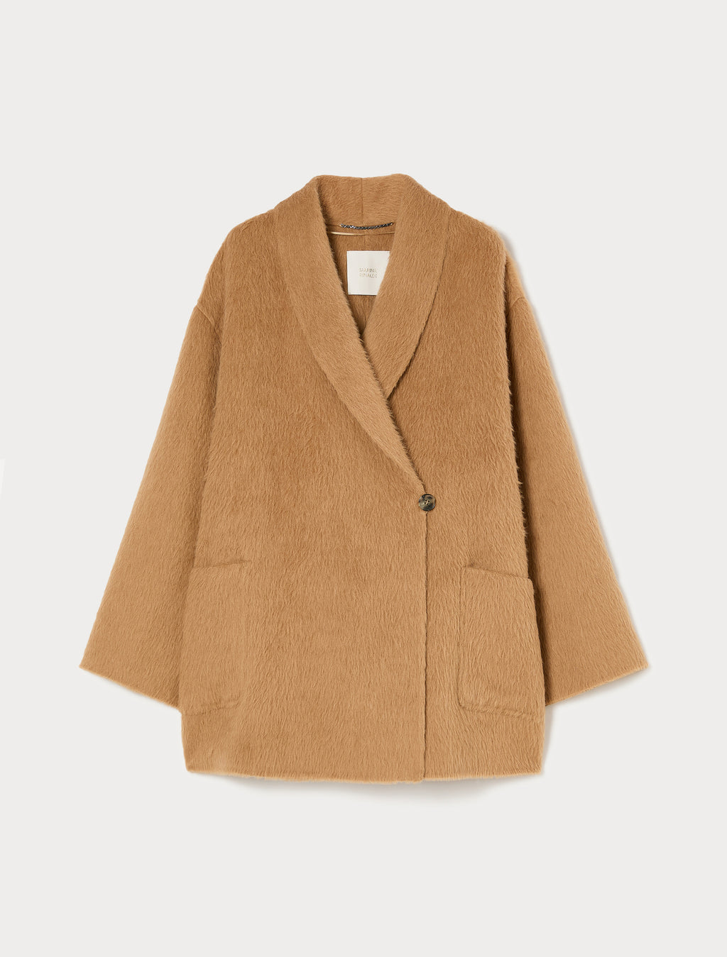 Marina Rinaldi double wool and alpaca coat for women