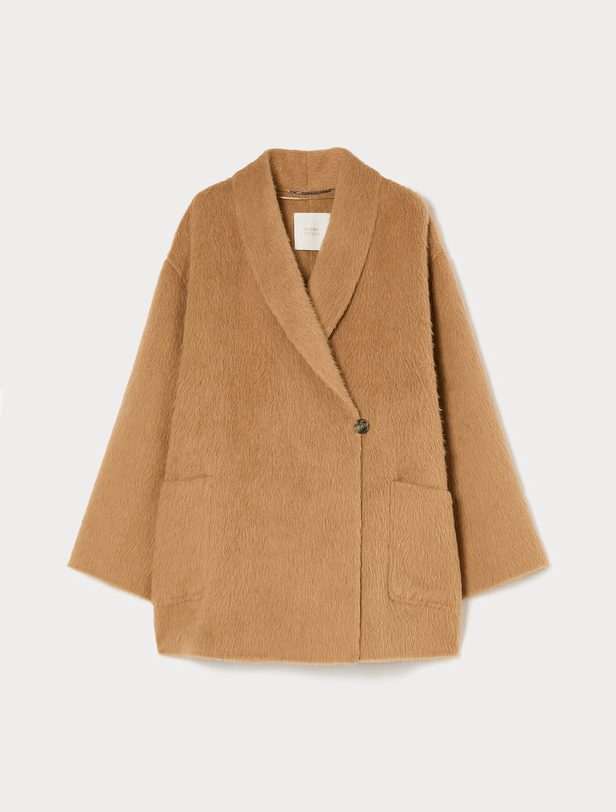 Marina Rinaldi double wool and alpaca coat for women