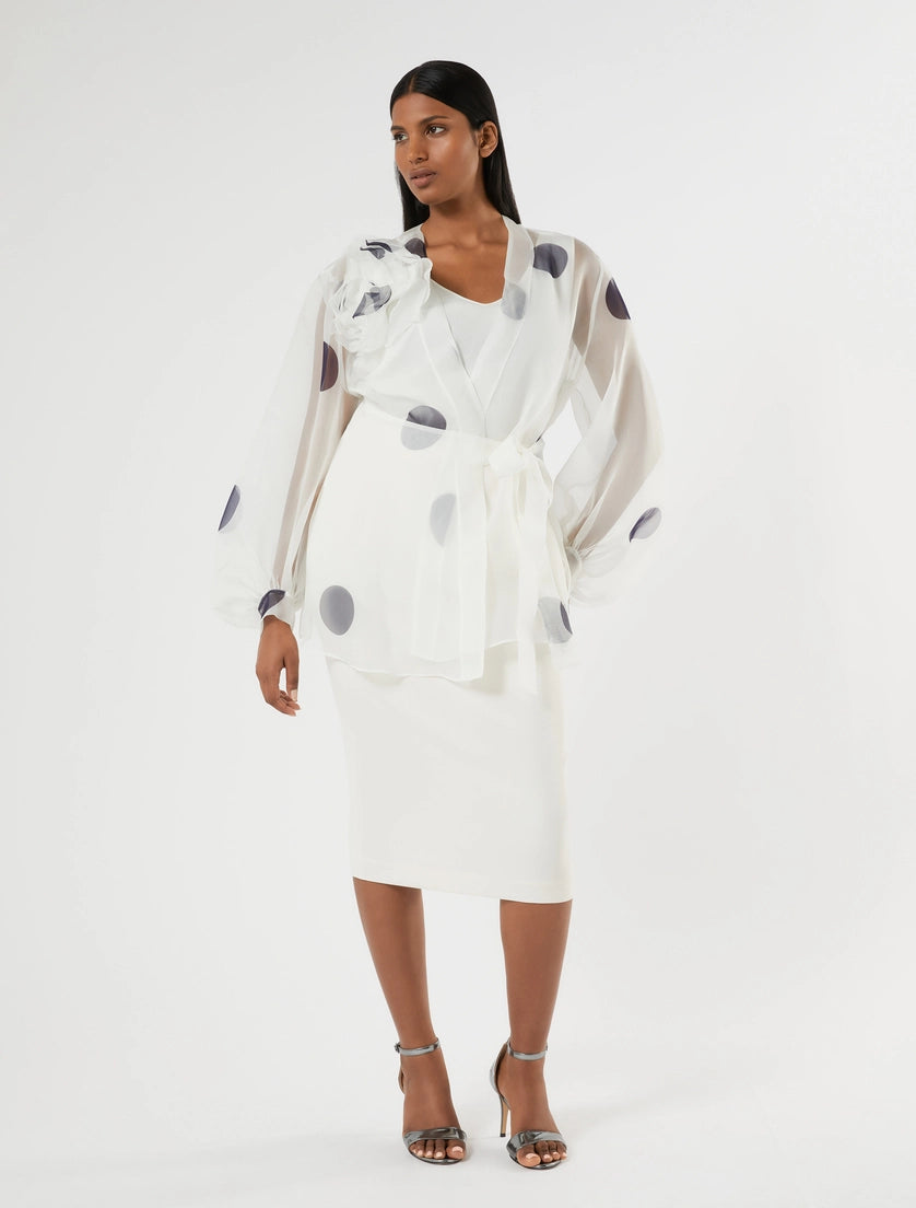 marina rinaldi triacetate cady skirt for woman
