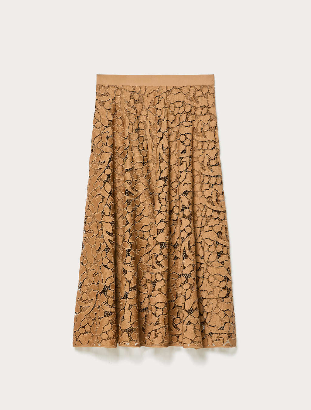 Macramé lace skirt
