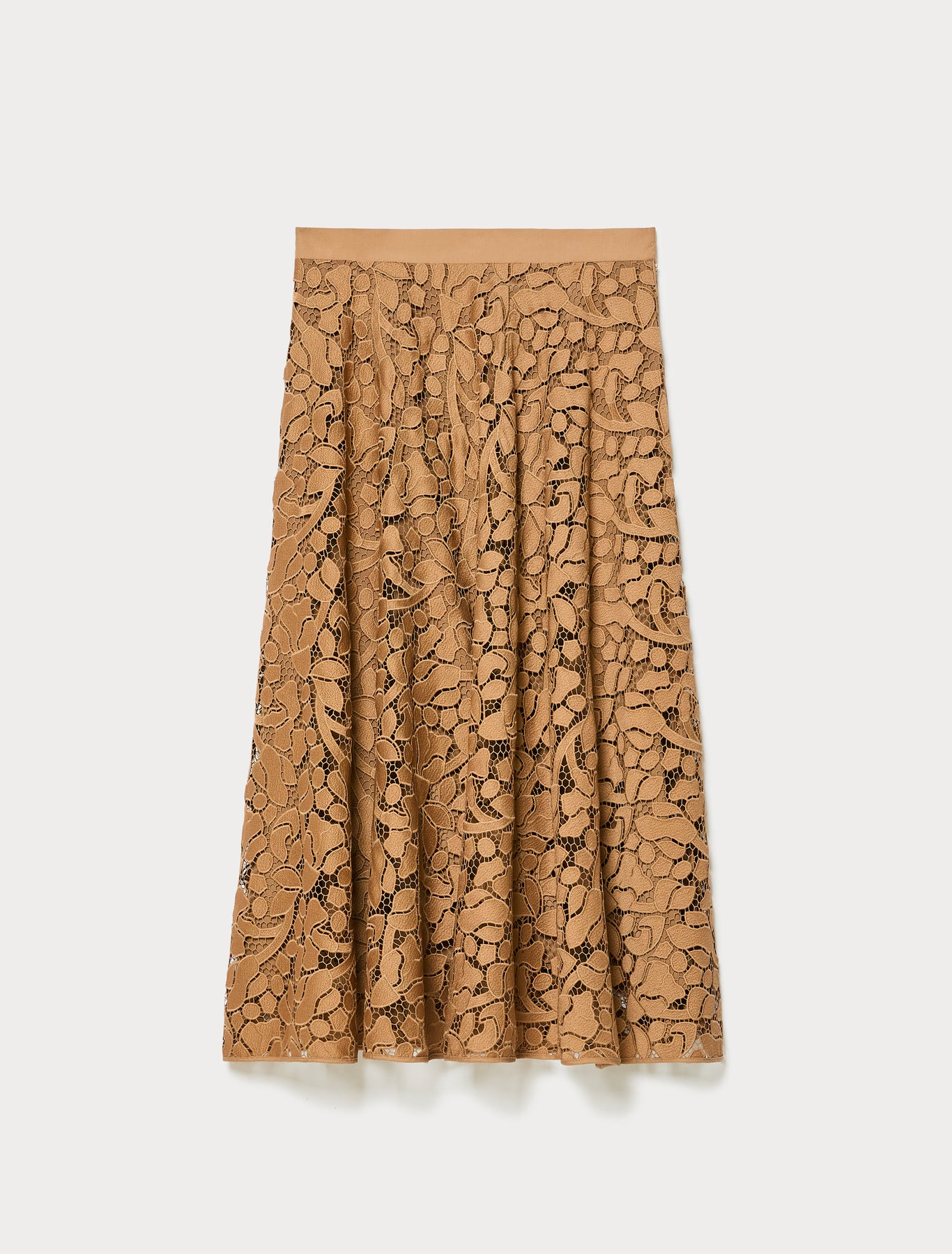 Macramé lace skirt