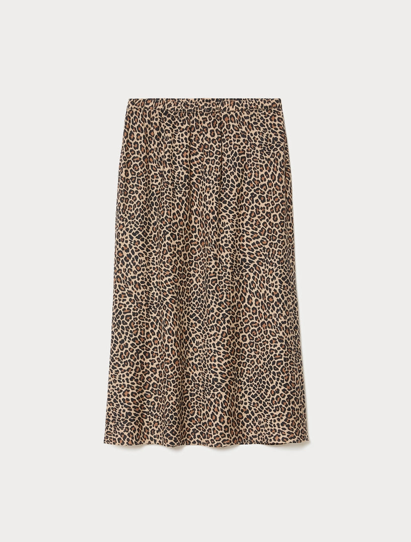 marina rinaldi linen and cotton skirt for woman
