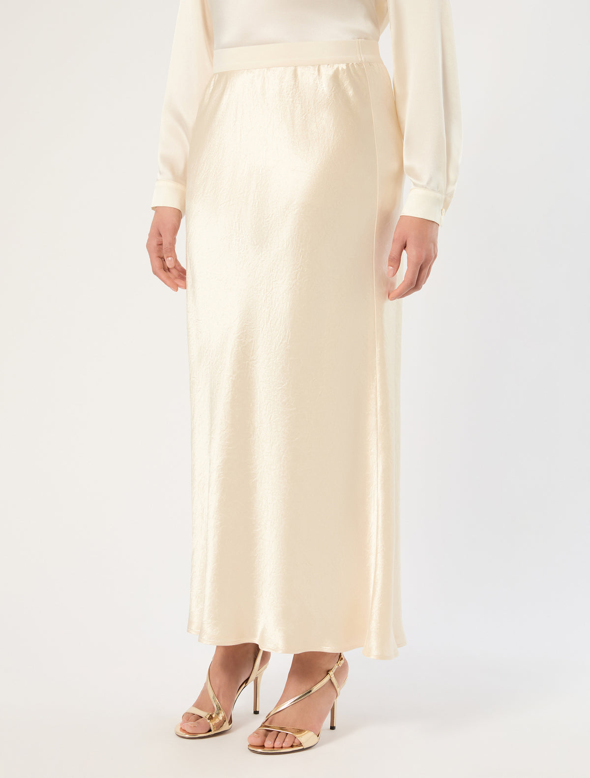 Marina Rinaldi envers satin skirt for woman
