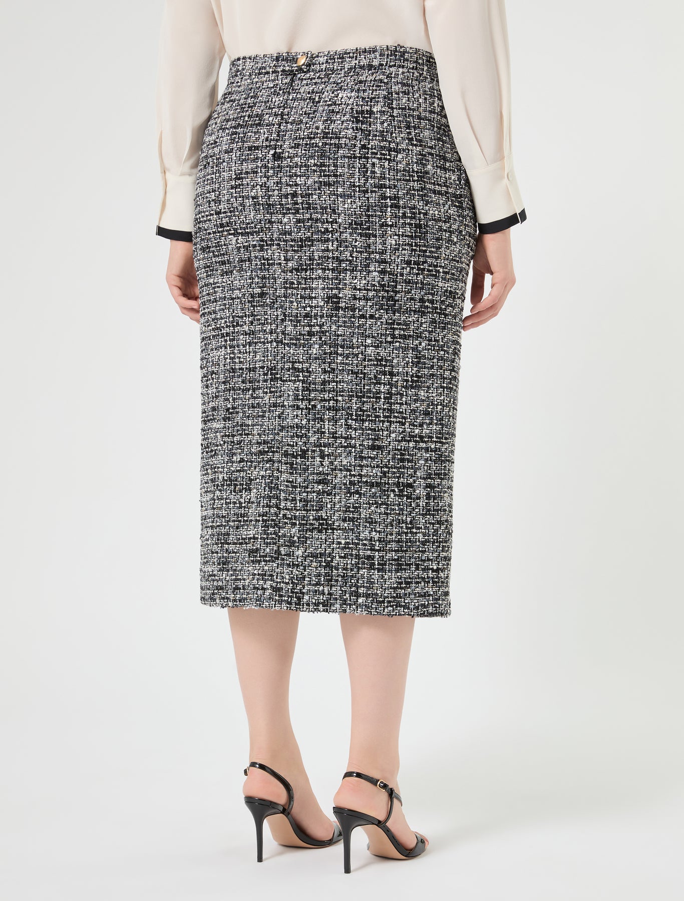 Marina Rinaldi bouclé fabric skirt for woman