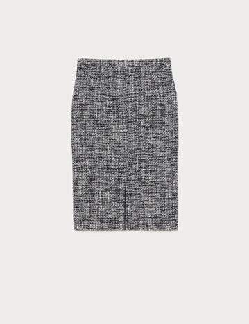 Marina Rinaldi bouclé fabric skirt for woman