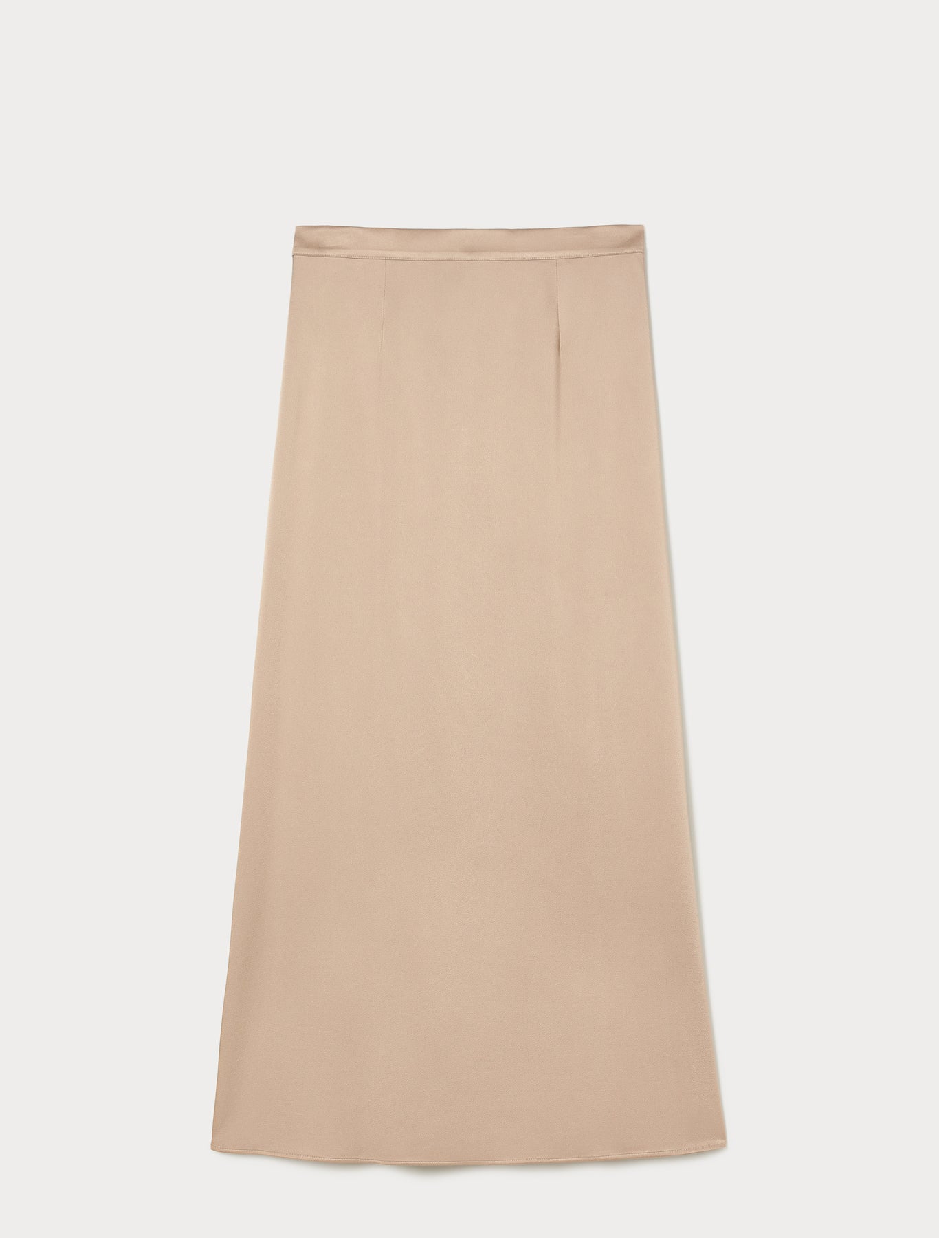 Crepe envers satin skirt