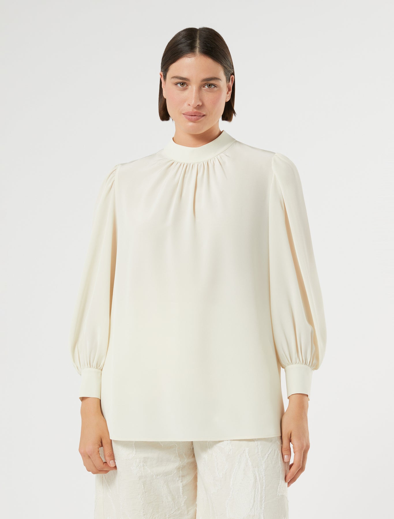 Silk crepe de chine blouse